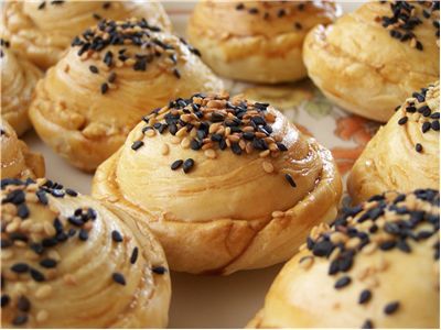Picture Of Chinese Pineapple Sesame Pastries